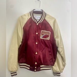 Vintage men’s black panther made in the USA union made bomber jacket medium 1982